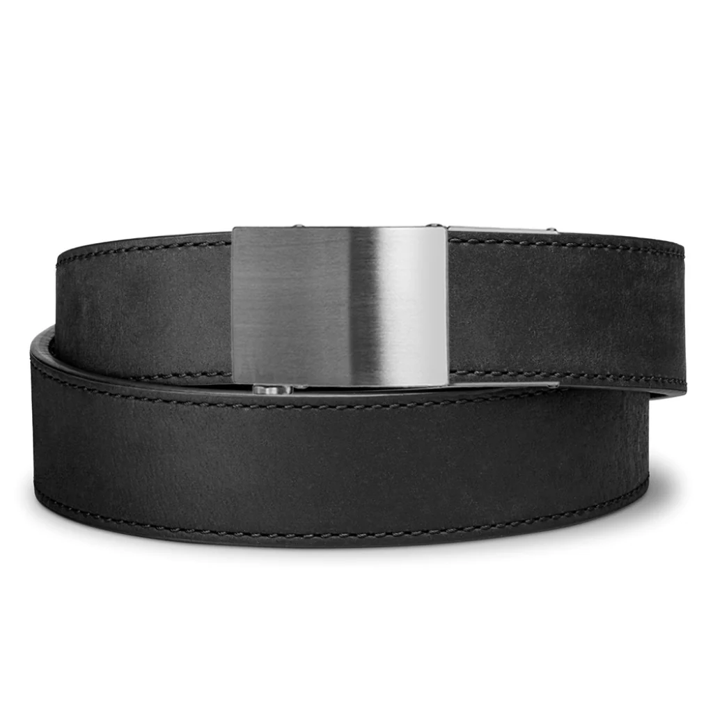 X SERIES BUCKLE  | BLACK BUFFALO LEATHER GUN BELT 1.5" - Image 8