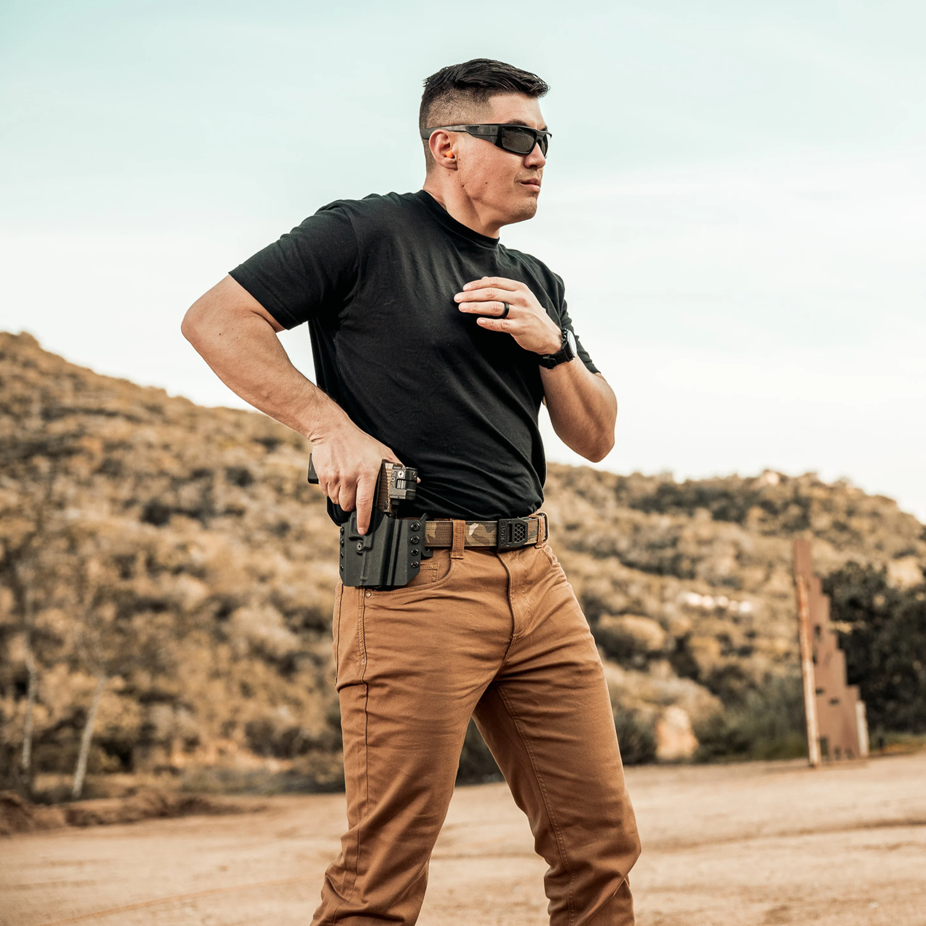 X SERIES BUCKLE | MULTICAM® TACTICAL NYLON GUN BELT 1.5" - Image 7